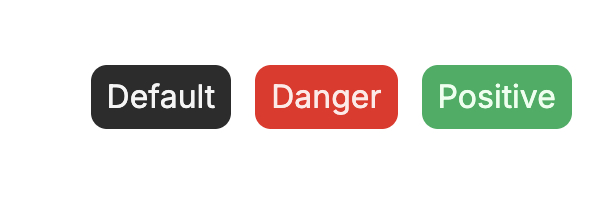 Figma Simple Design System showing tag component with default, danger, and positive variants